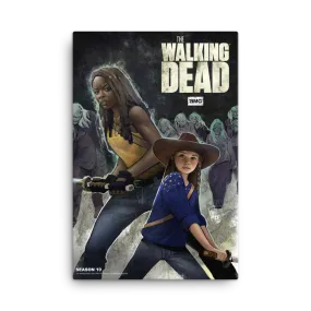 11 Weeks of TWD – Season 10 by Mel Milton Premium Gallery Wrapped Canvas