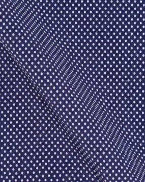 Canclini Goya Navy Blue Dotted Shirt 0600h.w1891.0011.fa1