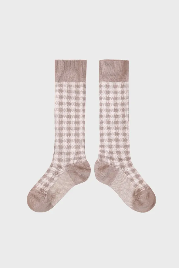 Claude- Gingham Socks