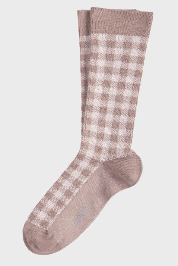 Claude- Gingham Socks