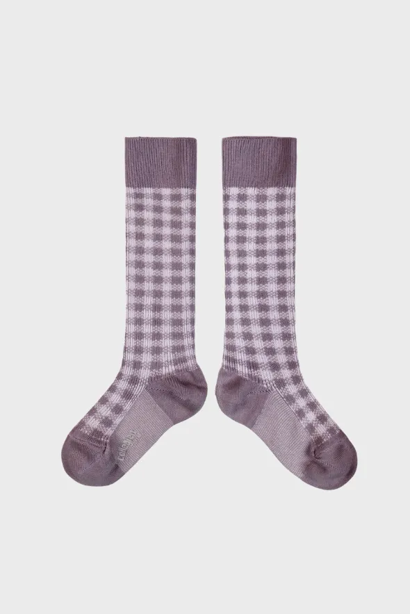 Claude- Gingham Socks