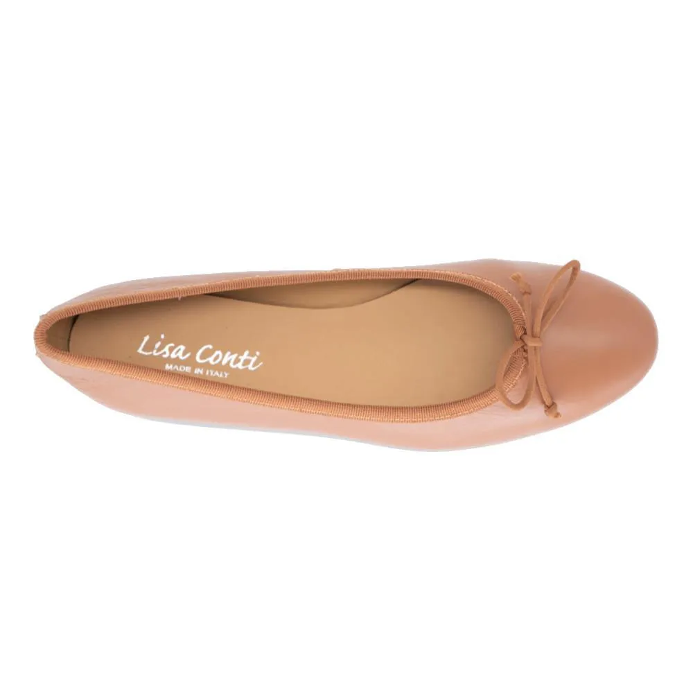 Lisa Conti Flats Leather Tan (9351)