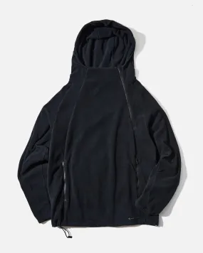 Micro Fleece Hoodie - Black